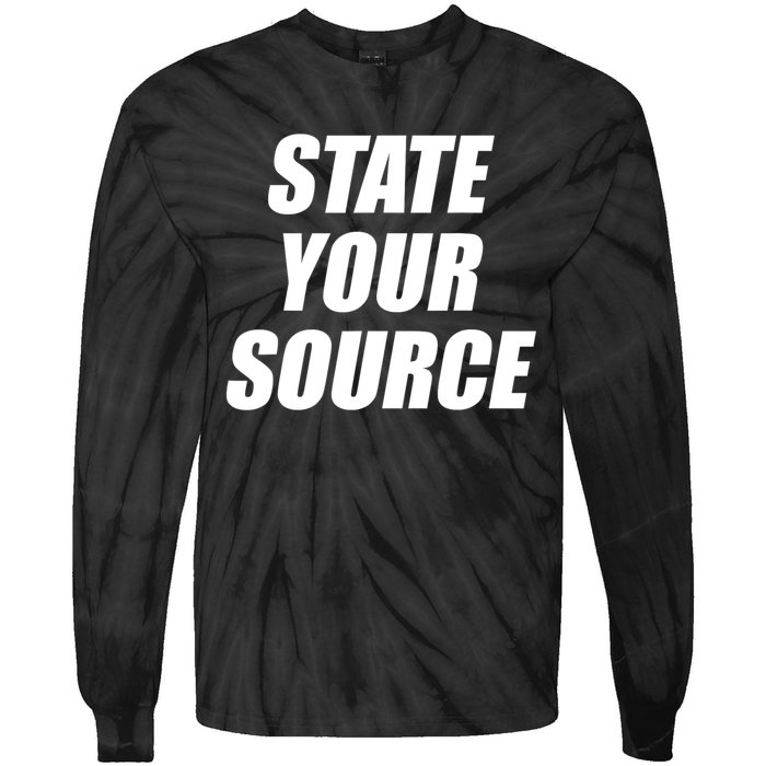 State Your Source Tie-Dye Long Sleeve Shirt