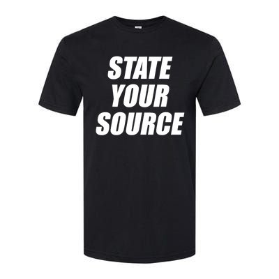 State Your Source Softstyle CVC T-Shirt