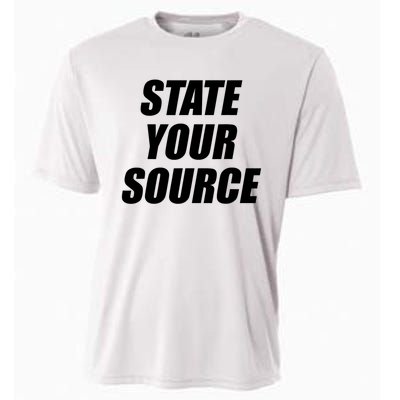 State Your Source Cooling Performance Crew T-Shirt