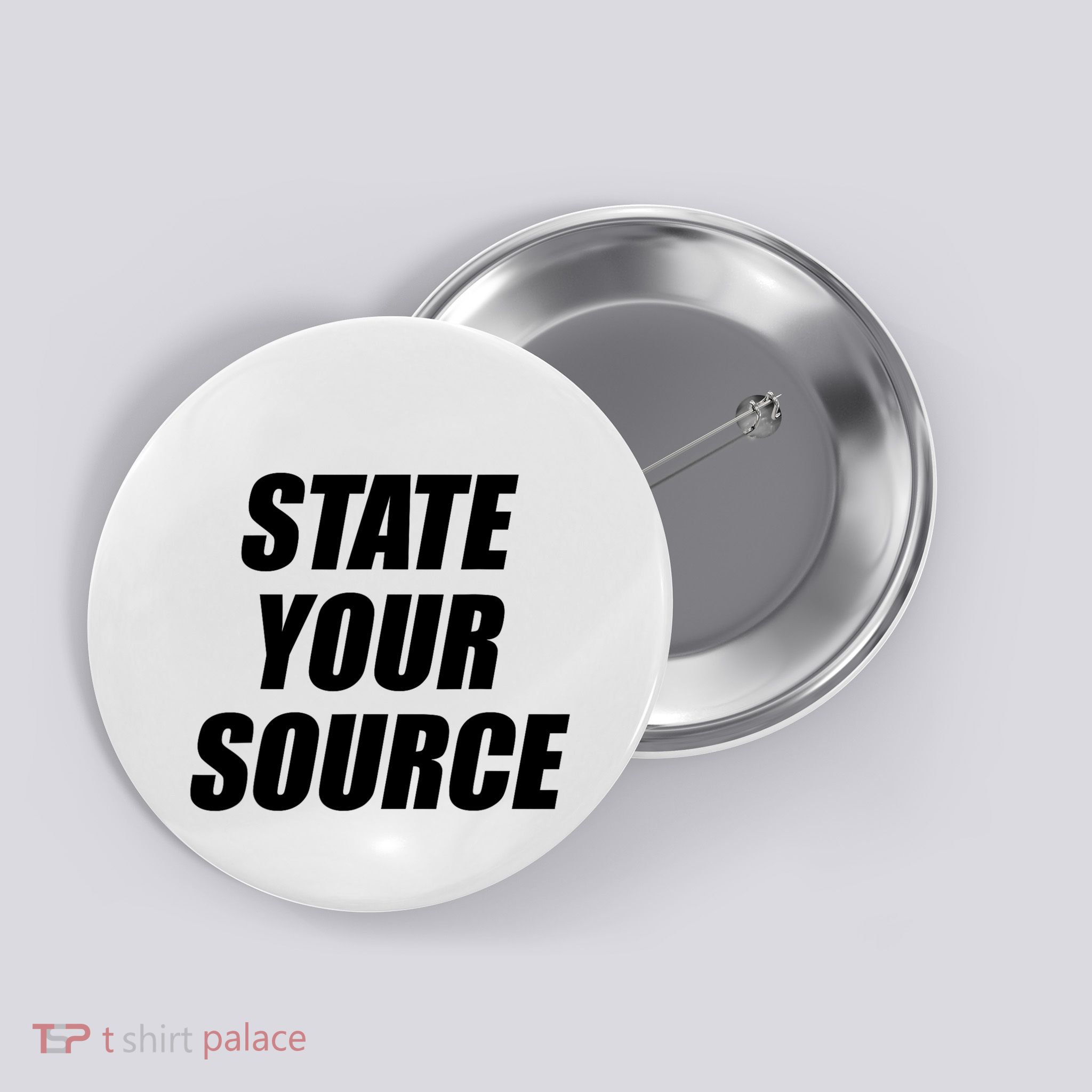 State Your Source Button