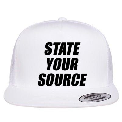 State Your Source Flat Bill Trucker Hat