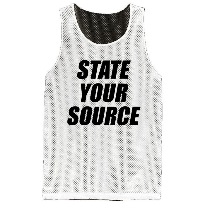 State Your Source Mesh Reversible Basketball Jersey Tank