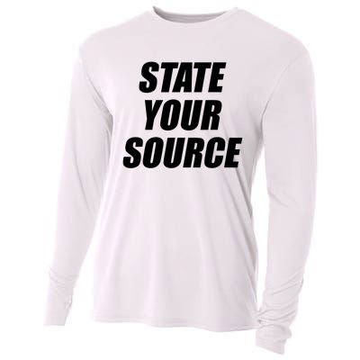 State Your Source Cooling Performance Long Sleeve Crew