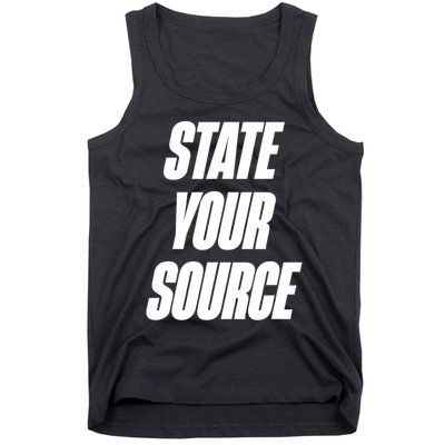State Your Source Tank Top