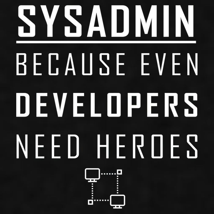 Sysadmin Because Even Developers Need Heroes Ladies PosiCharge Tri-Blend Wicking Tank