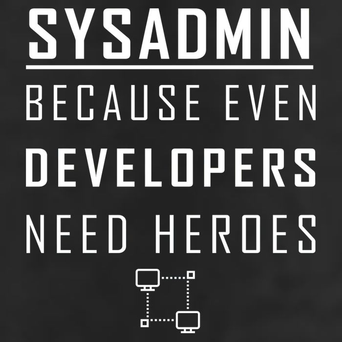Sysadmin Because Even Developers Need Heroes Microfiber Hand Towel