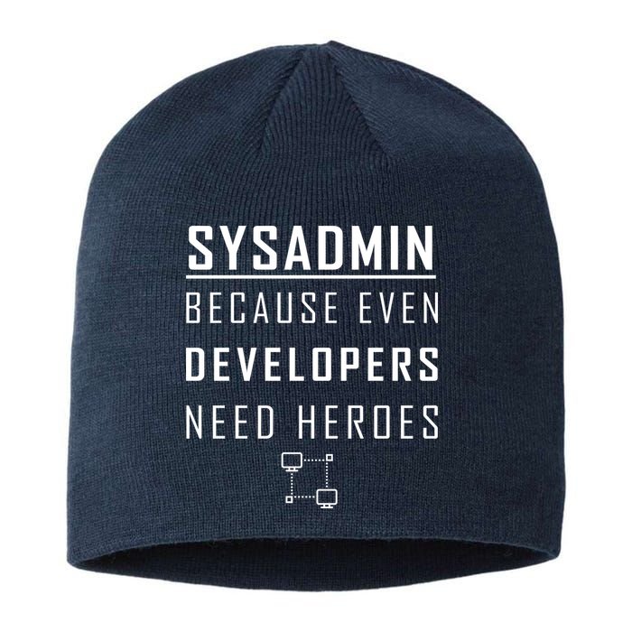 Sysadmin Because Even Developers Need Heroes Sustainable Beanie