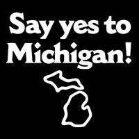 Say Yes To Michigan 16 in Basic Backpack