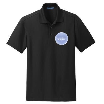 Say Yes To Heaven Say Yes To Me Dry Zone Grid Polo