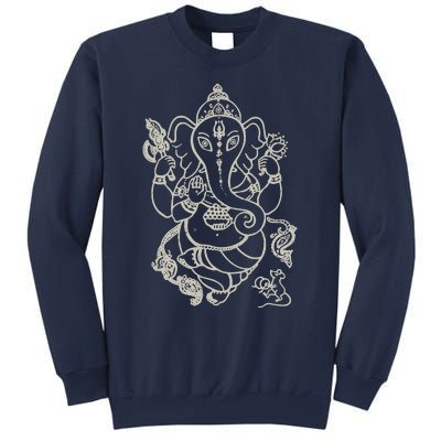 Sak Yant Thai Tattoo Ganesh Elephant God Thailand Gift Sweatshirt