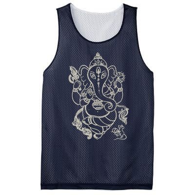 Sak Yant Thai Tattoo Ganesh Elephant God Thailand Gift Mesh Reversible Basketball Jersey Tank