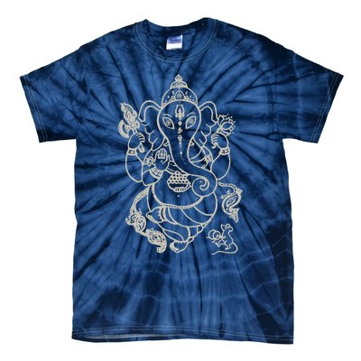 Sak Yant Thai Tattoo Ganesh Elephant God Thailand Gift Tie-Dye T-Shirt