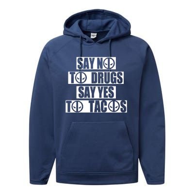 Say Yes To Tacos Performance Fleece Hoodie