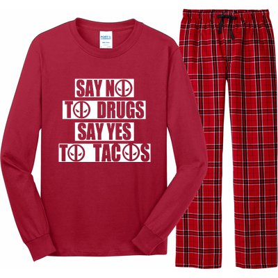 Say Yes To Tacos Long Sleeve Pajama Set