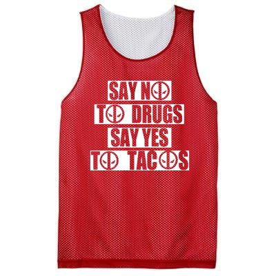 Say Yes To Tacos Mesh Reversible Basketball Jersey Tank