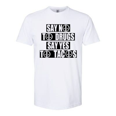 Say Yes To Tacos Softstyle CVC T-Shirt