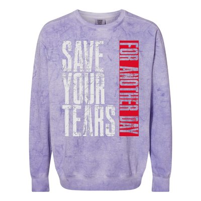 Save Your Tears Colorblast Crewneck Sweatshirt