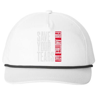 Save Your Tears Snapback Five-Panel Rope Hat