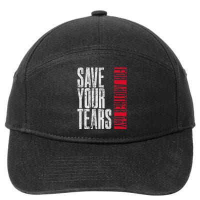 Save Your Tears 7-Panel Snapback Hat