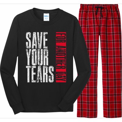 Save Your Tears Long Sleeve Pajama Set