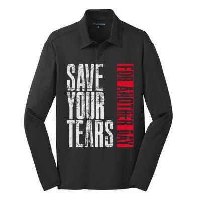 Save Your Tears Silk Touch Performance Long Sleeve Polo