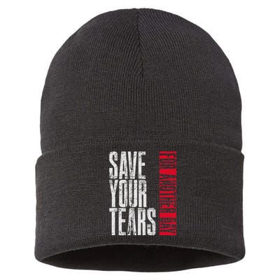 Save Your Tears Sustainable Knit Beanie