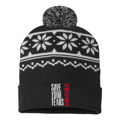 Save Your Tears USA-Made Snowflake Beanie