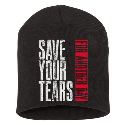 Save Your Tears Short Acrylic Beanie