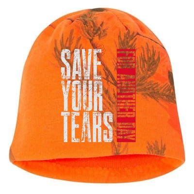 Save Your Tears Kati - Camo Knit Beanie