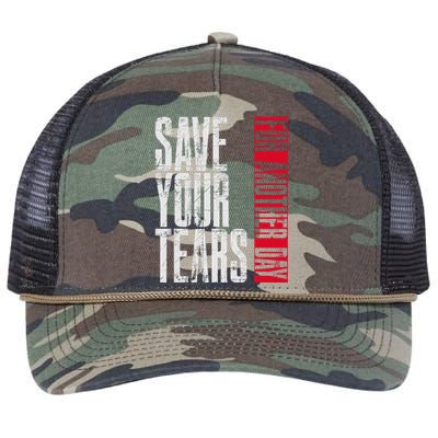 Save Your Tears Retro Rope Trucker Hat Cap