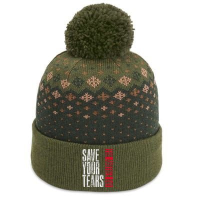 Save Your Tears The Baniff Cuffed Pom Beanie