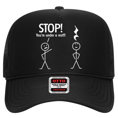 Stop You're Under A Rest Funny Hat