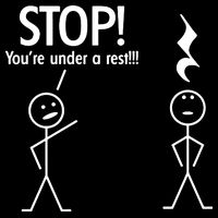 Stop You're Under A Rest Funny Cropped Pullover Crew