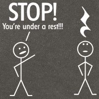 Stop You're Under A Rest Funny Cotton Canvas Backpack