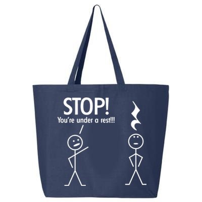 Stop You're Under A Rest Funny 25L Jumbo Tote