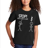 Stop You're Under A Rest Funny Kids T-Shirt