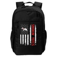 Smokin Yotes Vintage Us Flag Coyote Hunter Hunting Yotes Backpack
