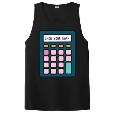 Show Your Work Calculator Math Teacher Gift PosiCharge Competitor Tank