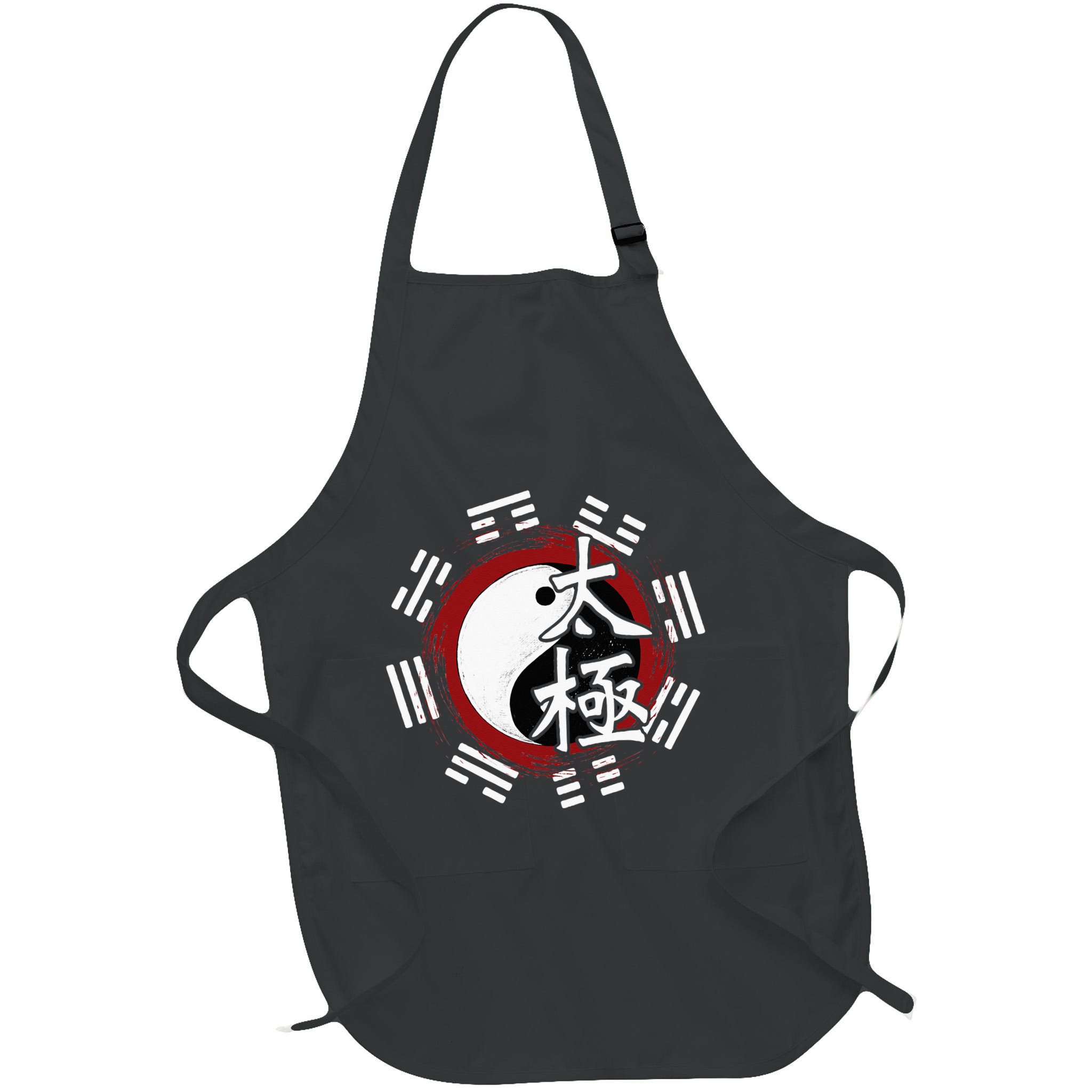 Spiritual Yin Yang Tai Chi Master Mind Body Wellness Apron
