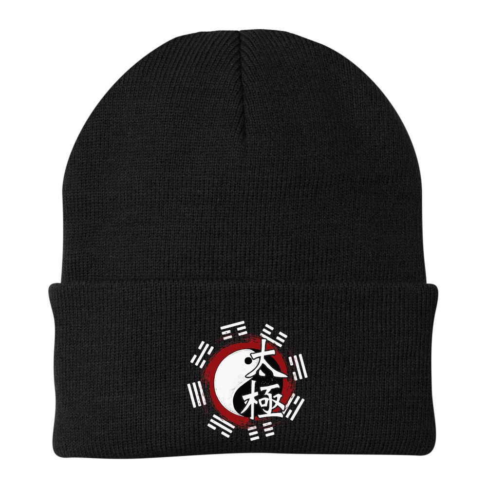 Spiritual Yin Yang Tai Chi Master Mind Body Wellness Beanie