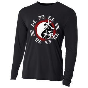 Spiritual Yin Yang Tai Chi Master Mind Body Wellness Cooling Performance Long Sleeve Crew