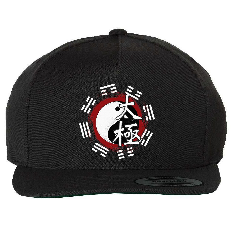 Spiritual Yin Yang Tai Chi Master Mind Body Wellness Wool Snapback Cap