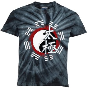 Spiritual Yin Yang Tai Chi Master Mind Body Wellness Kids Tie-Dye T-Shirt