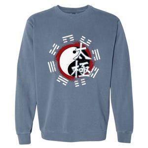 Spiritual Yin Yang Tai Chi Master Mind Body Wellness Garment-Dyed Sweatshirt