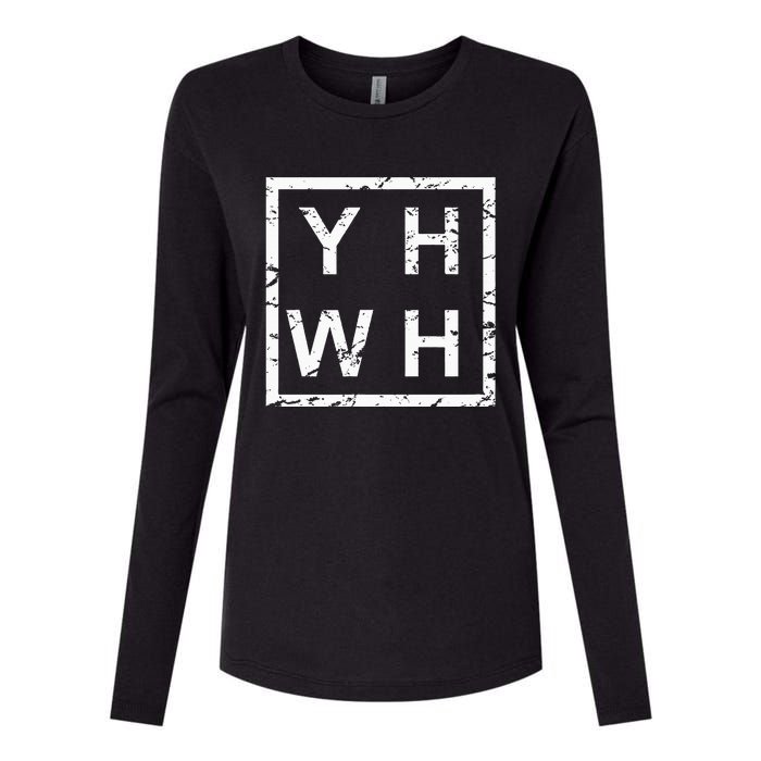 Stylish Yhwh Yahweh Womens Cotton Relaxed Long Sleeve T-Shirt