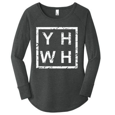 Stylish Yhwh Yahweh Women's Perfect Tri Tunic Long Sleeve Shirt