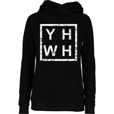 Stylish Yhwh Yahweh Womens Funnel Neck Pullover Hood