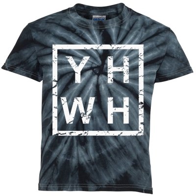 Stylish Yhwh Yahweh Kids Tie-Dye T-Shirt