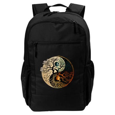 Spiritual Yin Yang Buddhist Tree Of Life Daily Commute Backpack