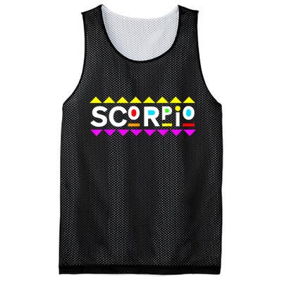 Scorpio Zodiac 90s Style Mesh Reversible Basketball Jersey Tank